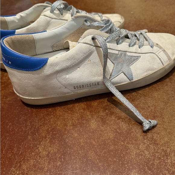 Golden goose superstar mixed leather low-top sneakers - Picture 5 of 6